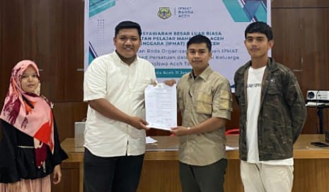 Sabarudin Jadi  Ketua Umum IPMAT Banda Aceh, Komitmen Bangun Persatuan
