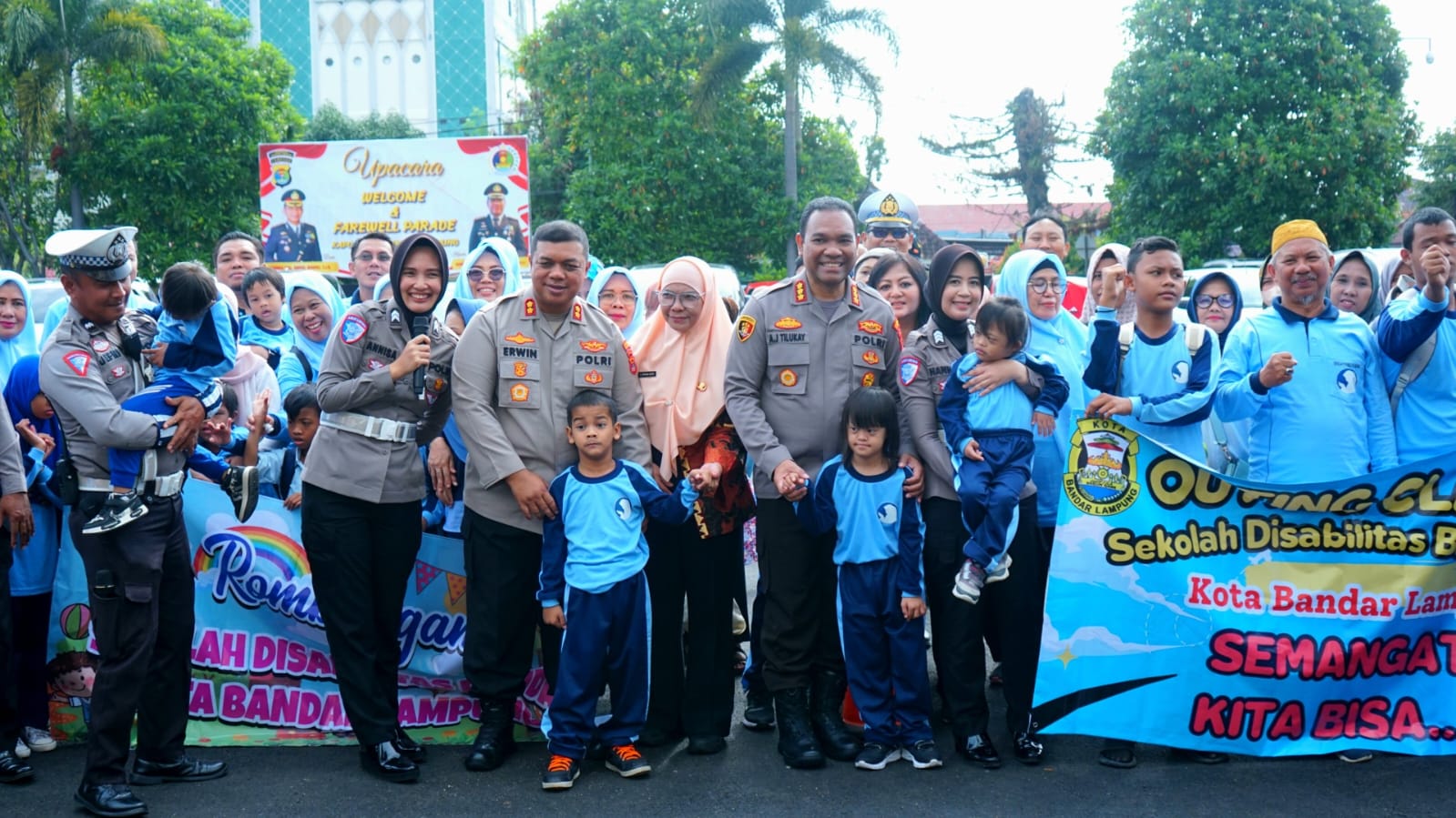 Kadisdikbud dan Kapolresta Bandar Lampung Ajak Siswa SDB Belajar Seru di Mapolres