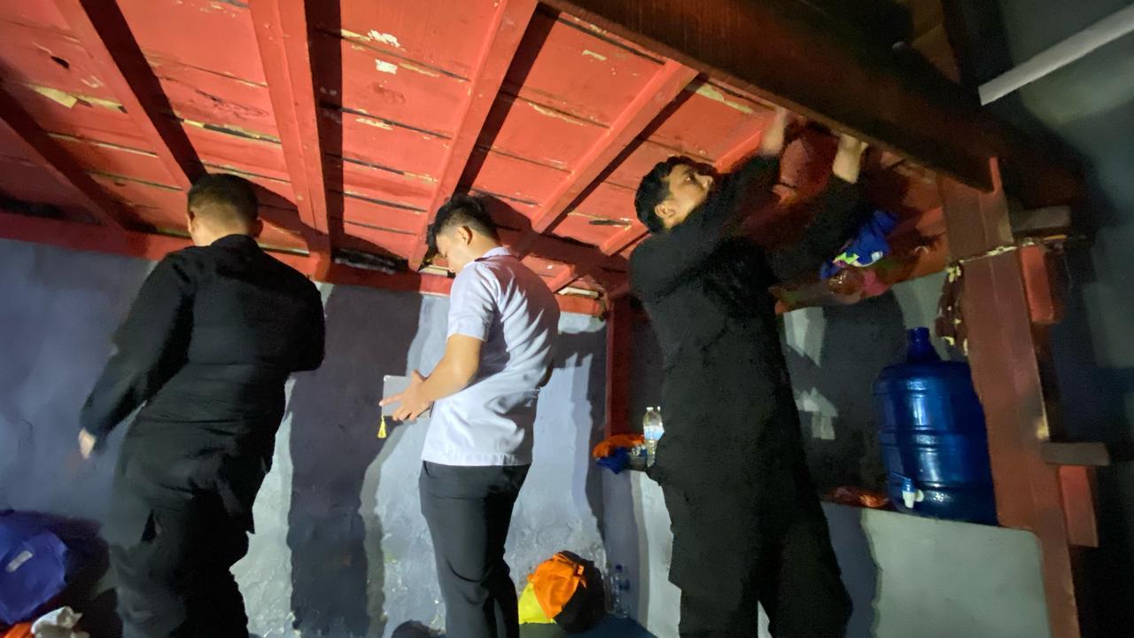 Rutan Krui Gelar Razia Kamar Hunian dan Tes Urine WBP