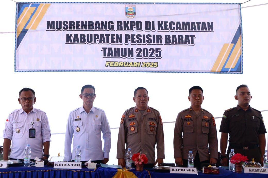 Asisten III Gunawan Buka Musrenbang RKPD di Tiga Kecamatan Pesisir Barat