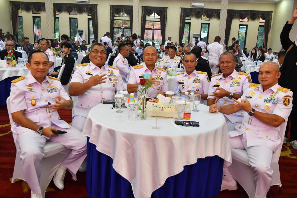 Danpasmar 1 Hadiri Syukuran HUT Ke-79 Polisi Militer Angkatan Laut