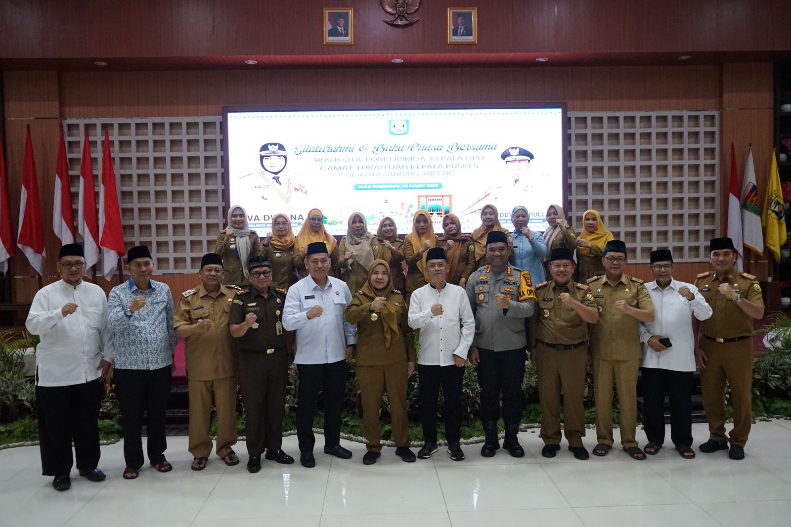 Walikota Eva Dwiana Gelar Buka Puasa Bersama Forkopimda dan Tokoh Masyarakat