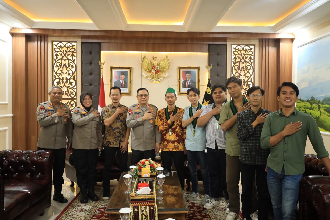 Kapolda Lampung Terima Silaturahmi Pengurus HMI Bandar Lampung