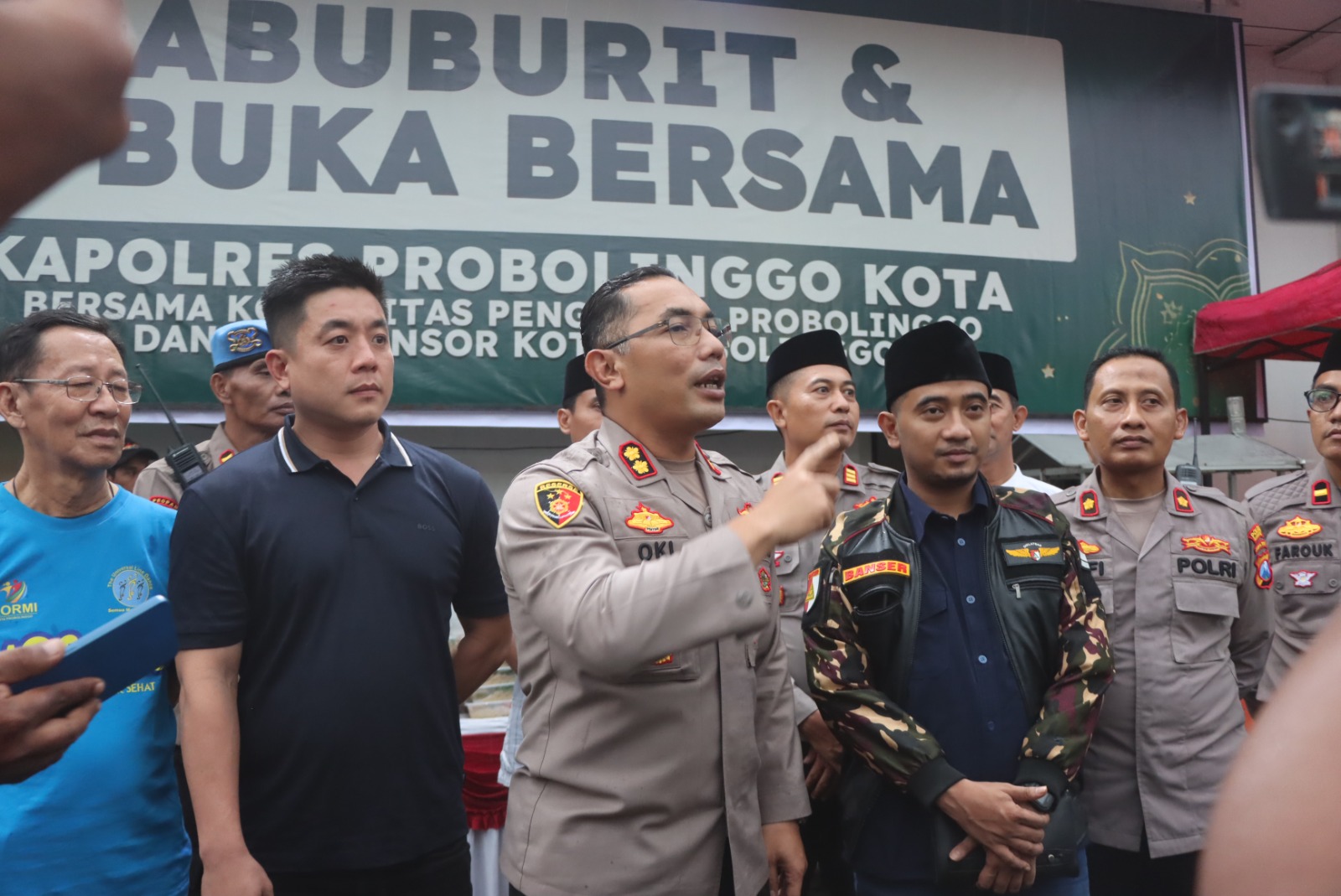 Kapolres Probolinggo Kota Gelar Ngabuburit dan Bukber, Salurkan Bantuan Sosial untuk Warga Kurang Mampu