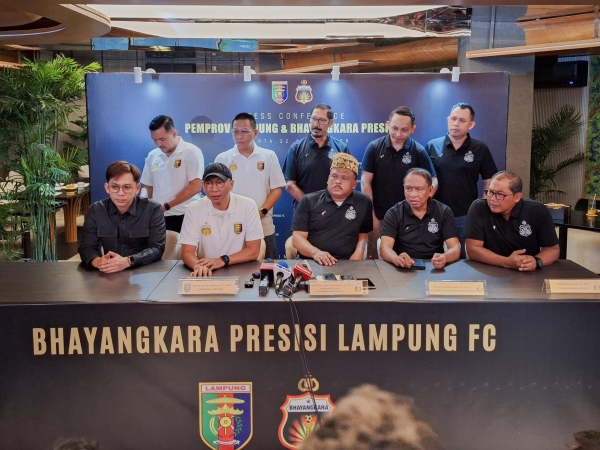 Gubernur Mirza Sambut Hangat Bhayangkara FC di Lampung