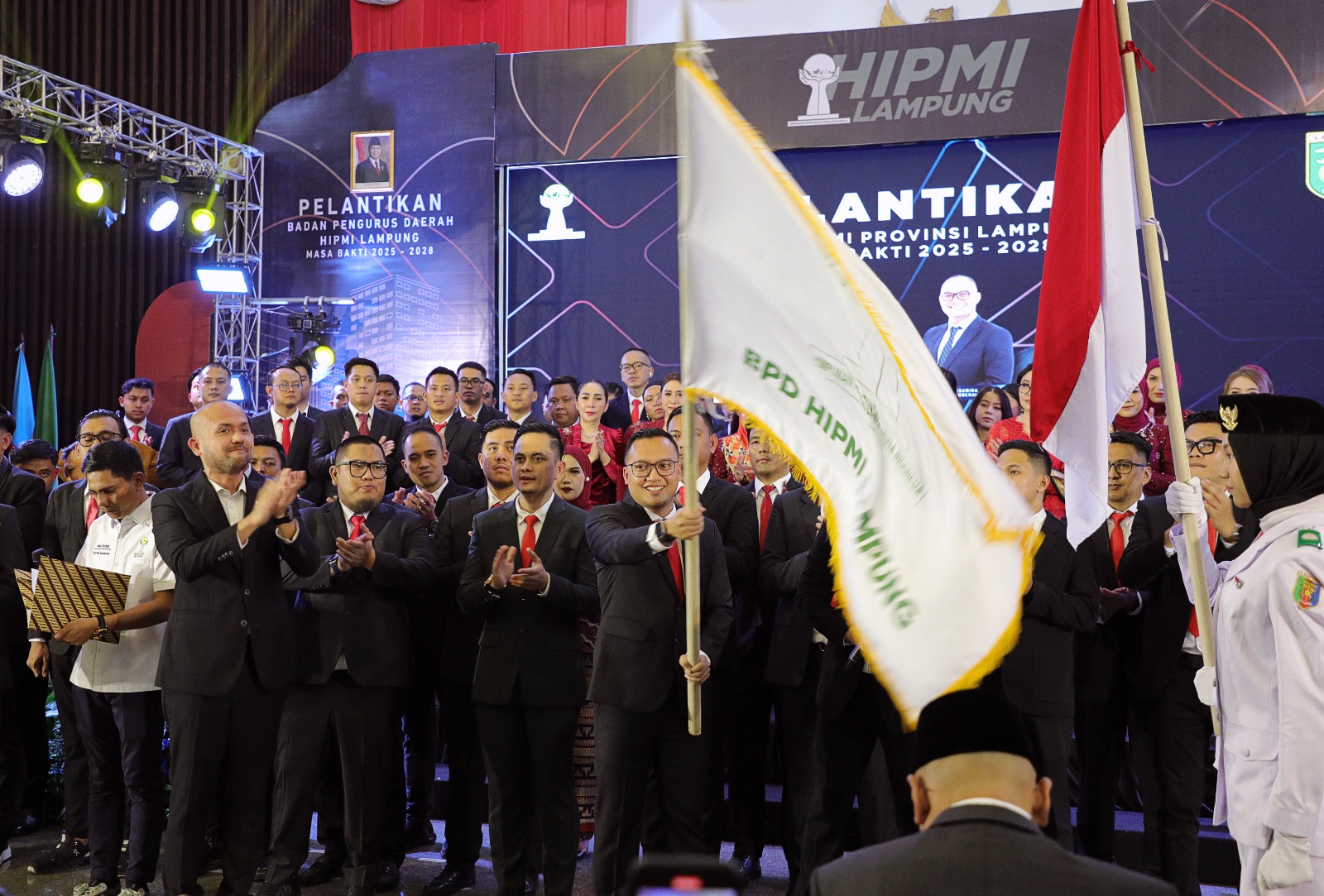BPD HIPMI Lampung Periode 2025-2028 Resmi Dilantik di Mahan Agung