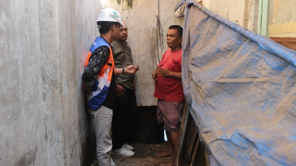 Pelindo Panjang Gercep Respons Keluhan Banjir Warga Tembok Pelabuhan