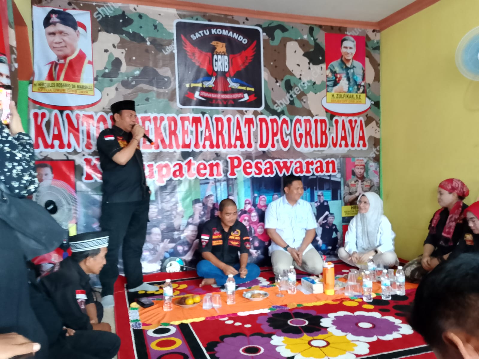 DPC Grib Jaya Kabupaten Pesawaran Deklarasikan Dukungan Nanda-Anton untuk Pesawaran