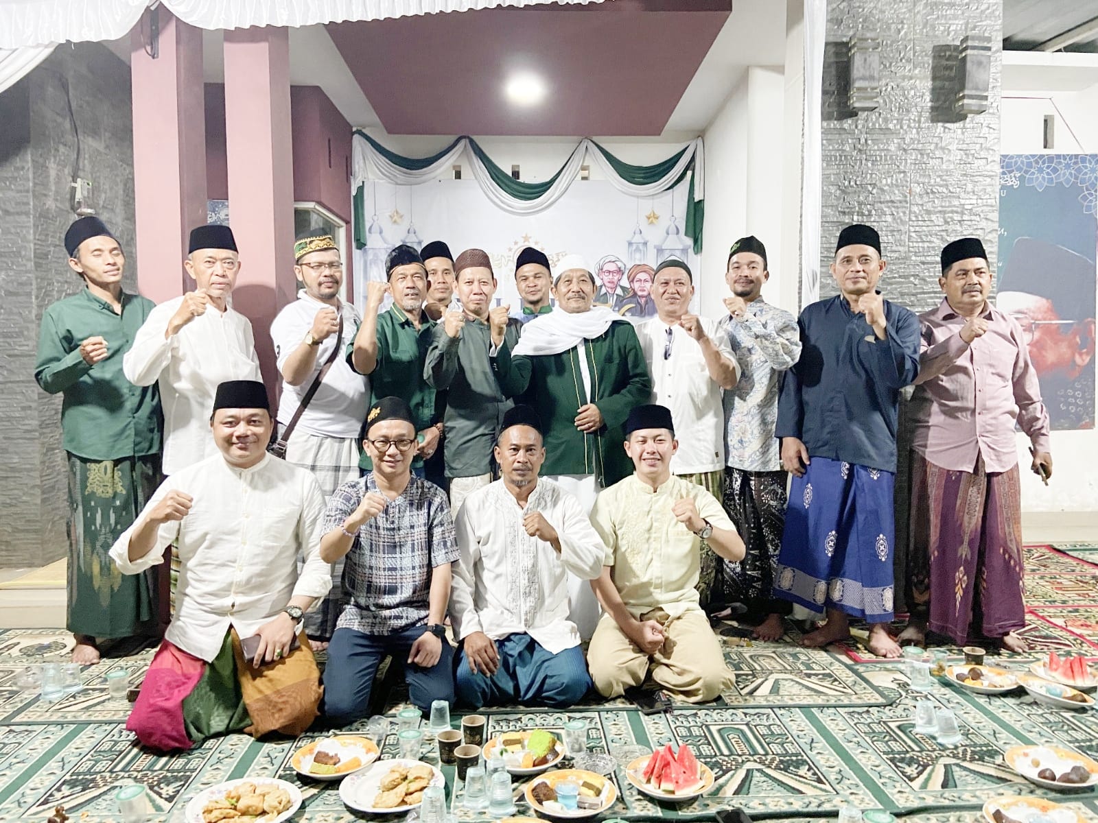 Meski SK Habis, NU Rajabasa Solid Gelar Halal Bihalal dan Bahas Program Kerja