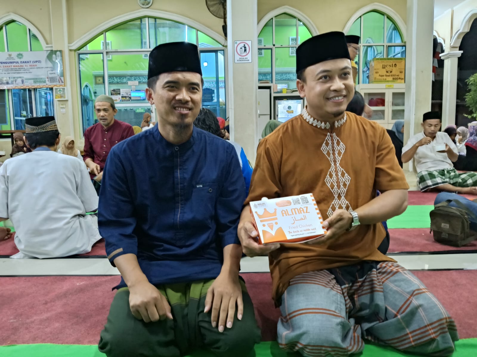 Pawai Obor Meriahkan Malam Takbiran Idul Adha di Masjid Al Iman Gedong Meneng Rajabasa Bandarlampung