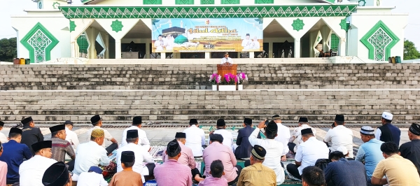 Pemerintah Kabupaten Tulang Bawang Gelar Sholat Idul Adha 1446 H di Islamic Center Menggala