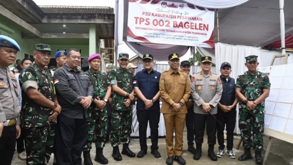 Ketua DPRD dan Gubernur Lampung Tinjau Langsung PSU Pilkada Pesawaran 2025