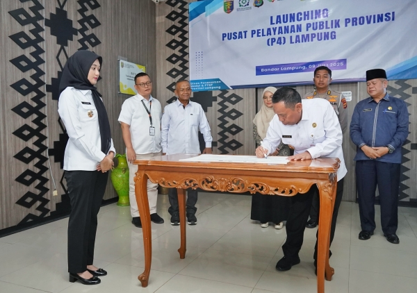 P4 Lampung Diresmikan, Pelayanan Publik Cepat dan Transparan Kini Hadir