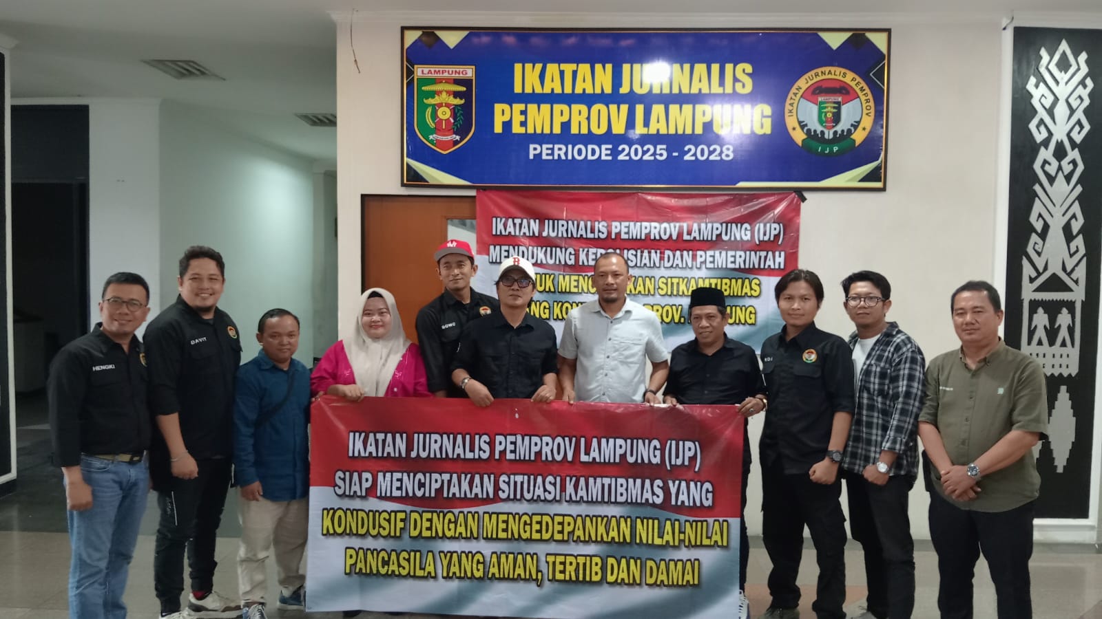 IJP Lampung Komitmen Dukung Polri Jaga Kamtibmas dan Tangkal Radikalisme