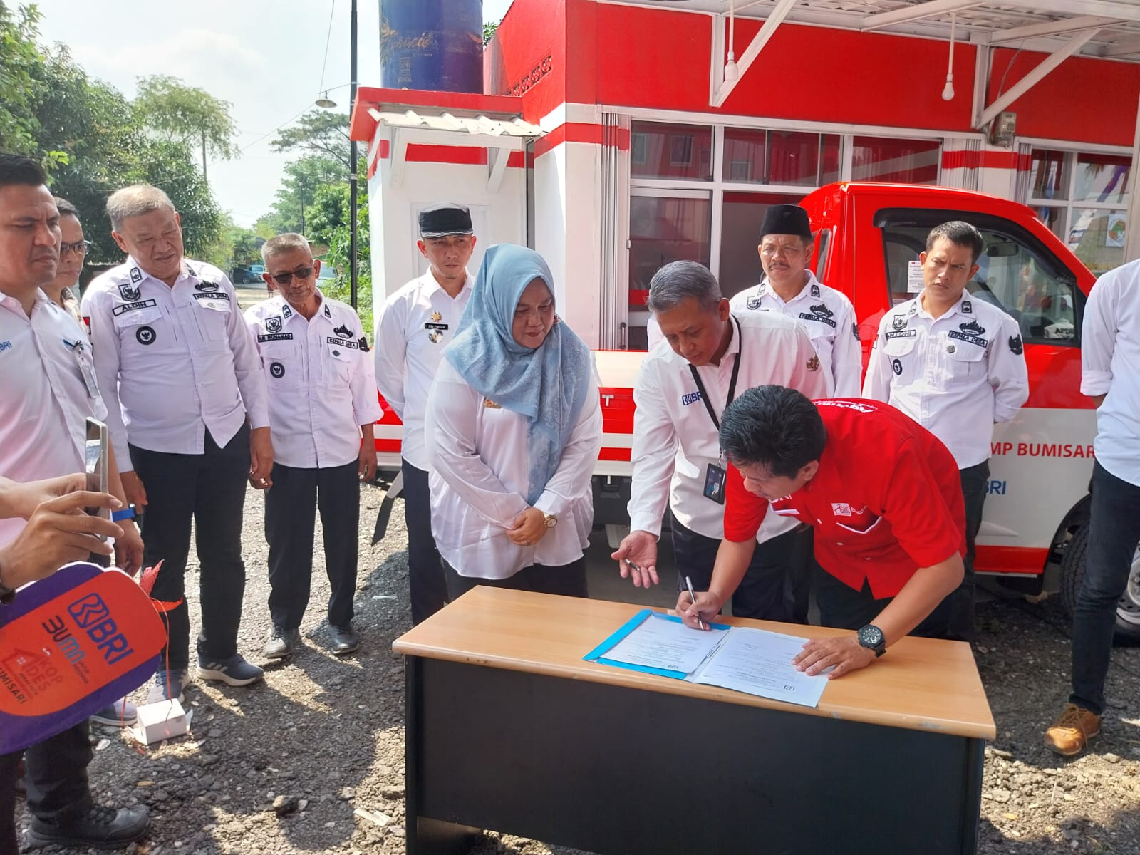 BRI Bandar Lampung Perkuat Akses Perbankan Lewat Koperasi Desa Merah Putih Bumisari