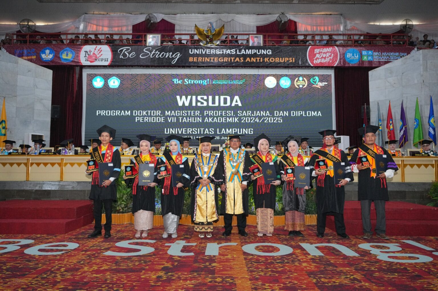 Pertama Kali, Unila Gelar Dua Prosesi Wisuda dalam Satu Bulan