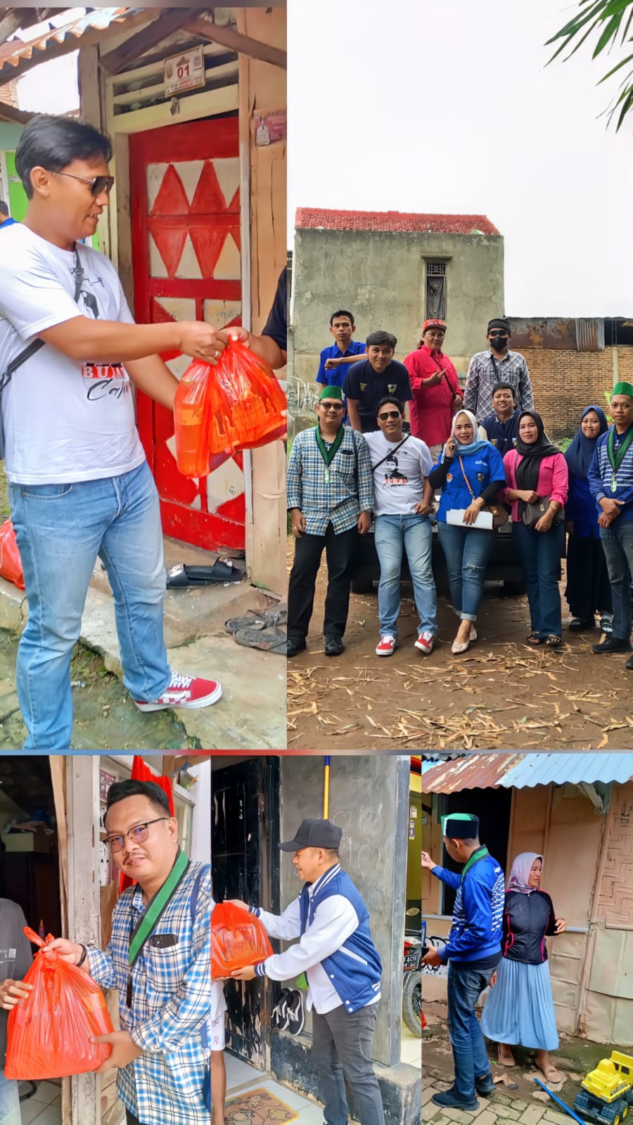 Ramadhan Berkah, DPD KNPI Lampung & HMI Cabang Bandarlampung Berbagi Sembako