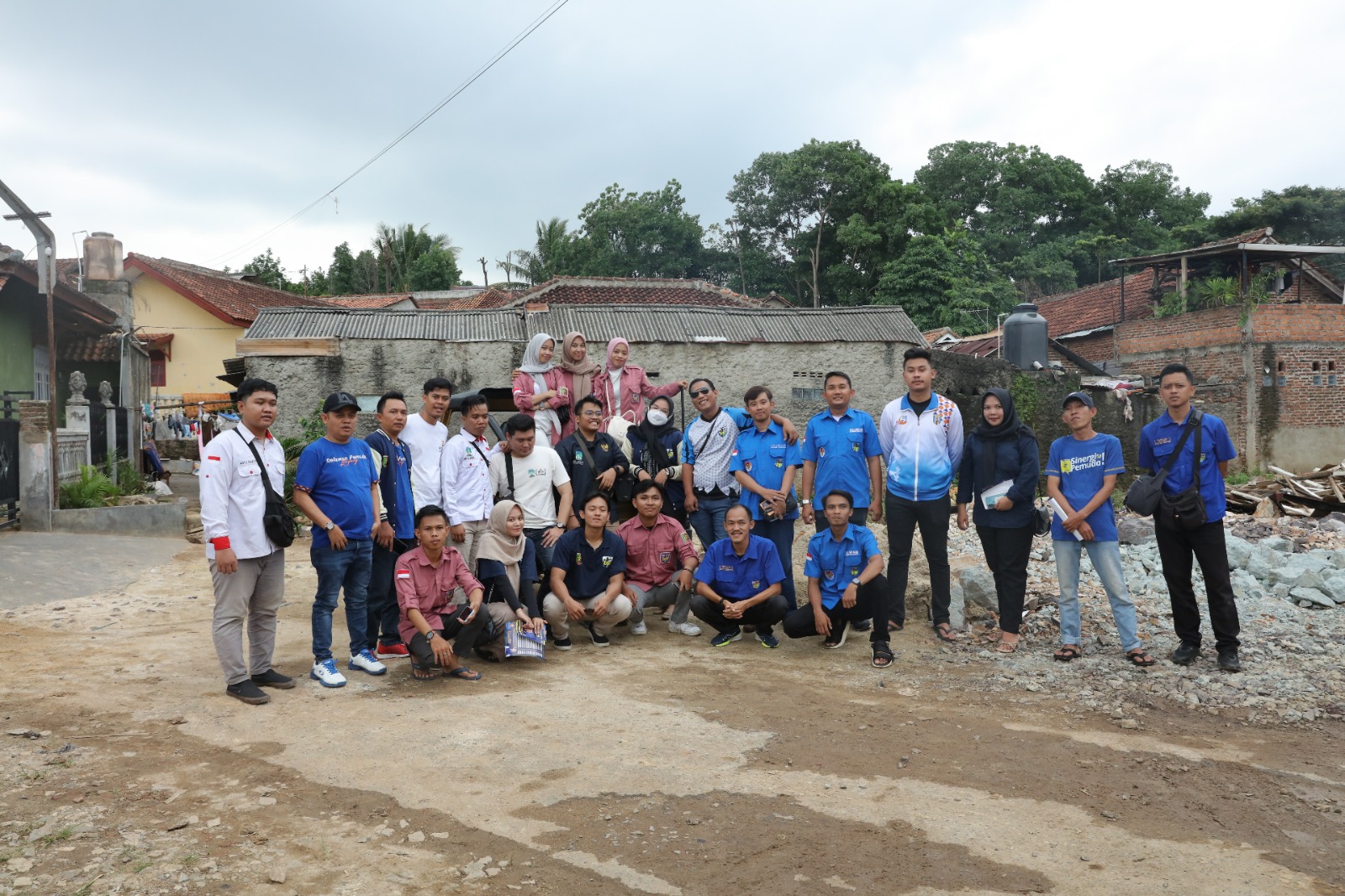 KNPI dan KAMMI Lampung Sasar Warga Terdampak Banjir di Rajabasa