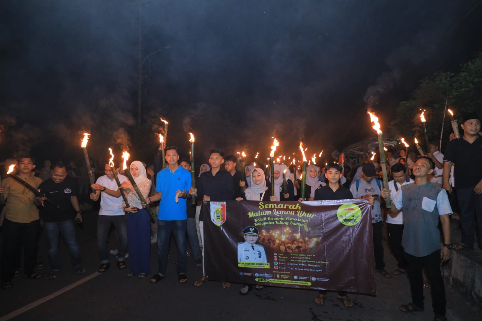 Buka Pawai Obor Malam Limou Likur, ini pesan Pj Bupati Qudrotul Ikhwan