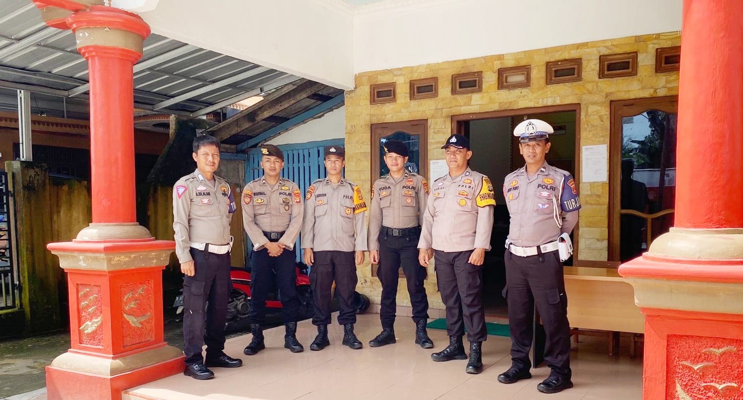 Polres Tulang Bawang Gelar KRYD di Kantor Penyelenggara Pemilu Pasca Putusan MK