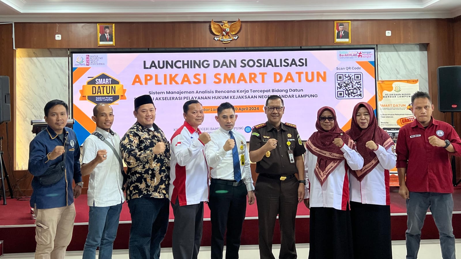 Kejari Bandarlampung Luncurkan Aplikasi Smart Datun