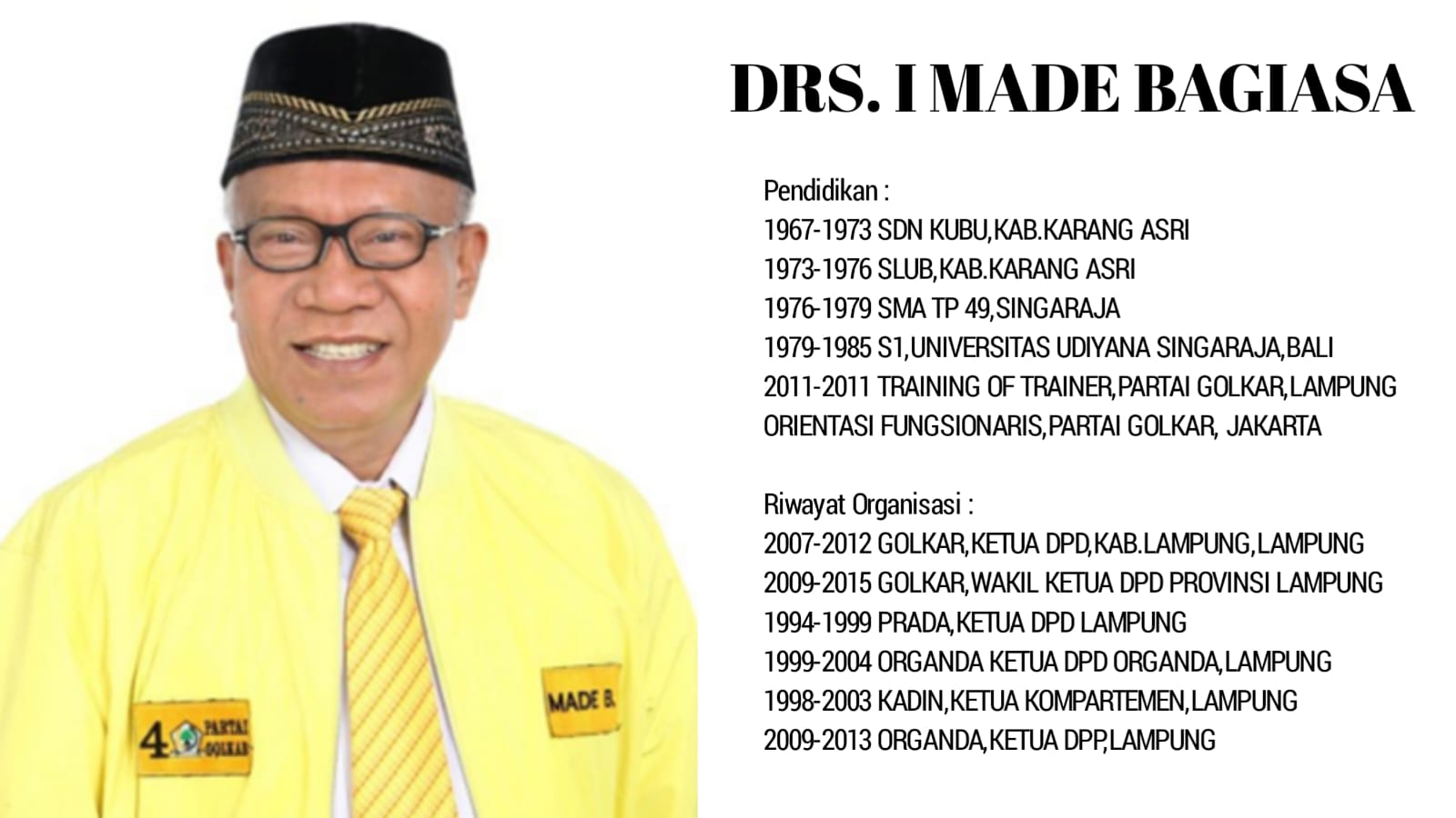 Lampung Tengah: Pertarungan Antara Musa Ahmad dan Made Bagiasa