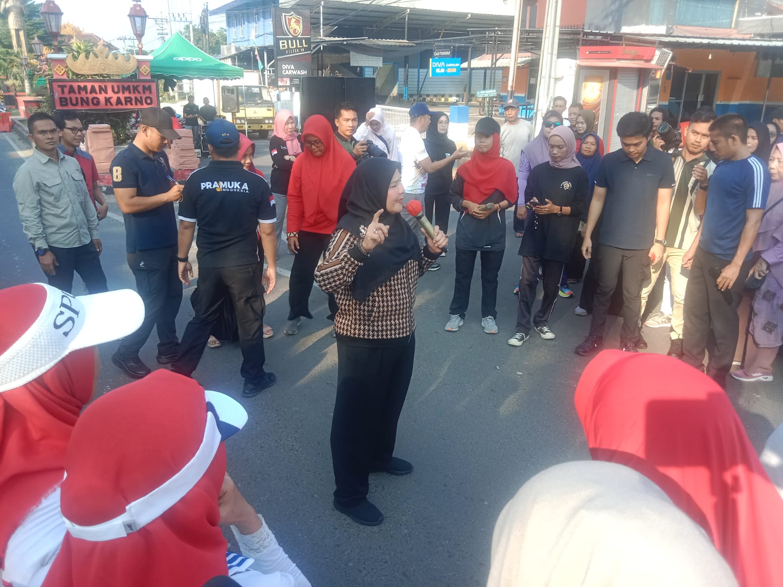 Senam Sehat Bareng Walikota Bandarlampung, Warga Dapat Doorprize Umroh