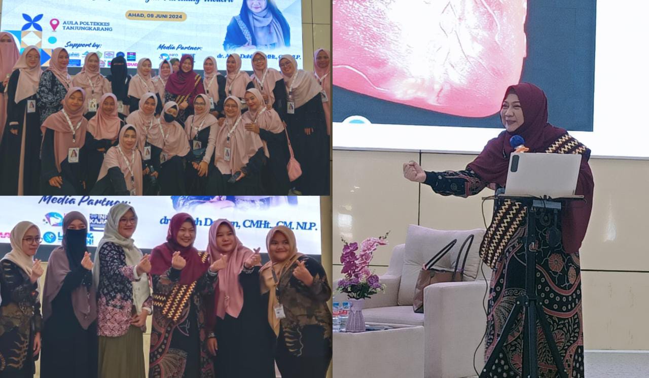 Seminar Parenting Bersama dr Aisah Dahlan di Aula Poltekkes Bandar Lampung Sukses Digelar