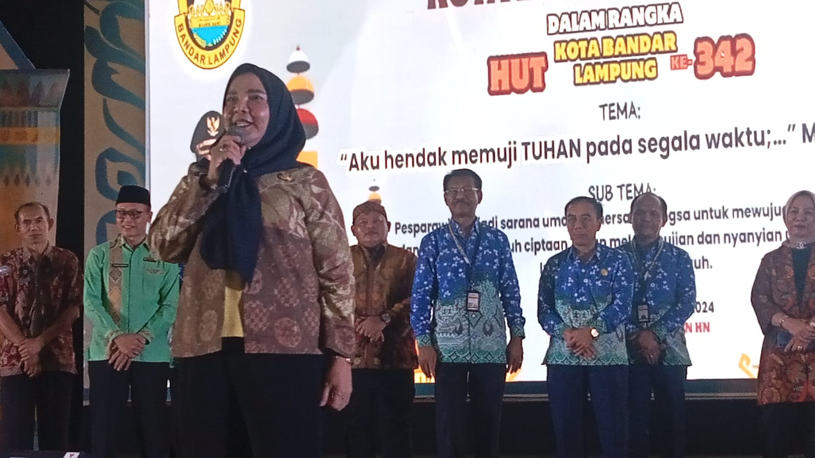 Pesparawi 2024: Eva Dwiana Serukan Pemuda Bandarlampung Bersatu Padu