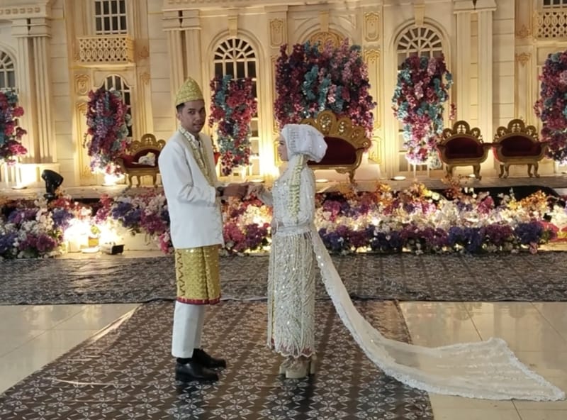 Bima Putra Sulung Ketua GPAN Lampung Menikah dengan Lancar Meriah