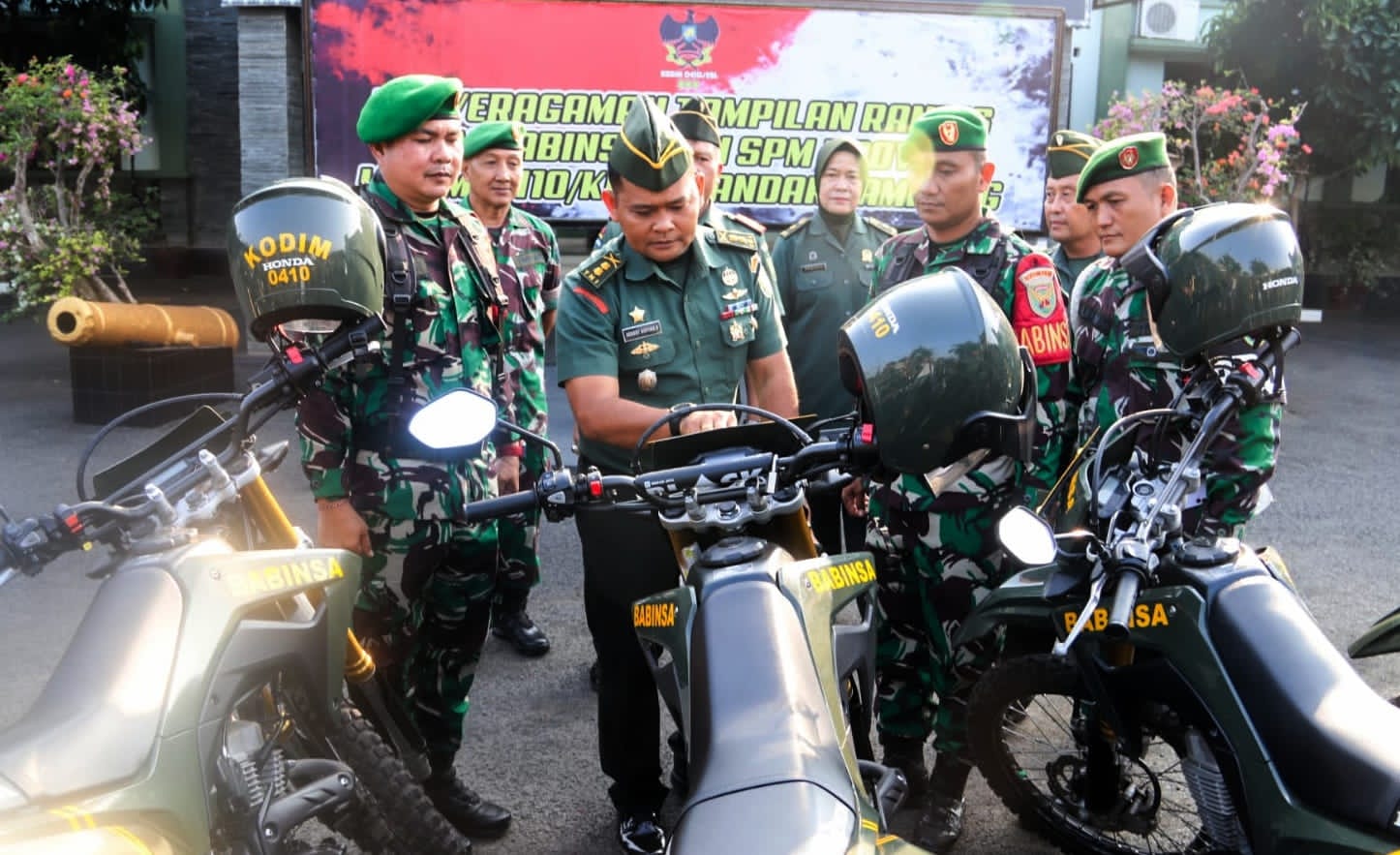 Apel Kendaraan Dinas: Kodim Bandarlampung Pastikan Keseragaman dan Kesiapan