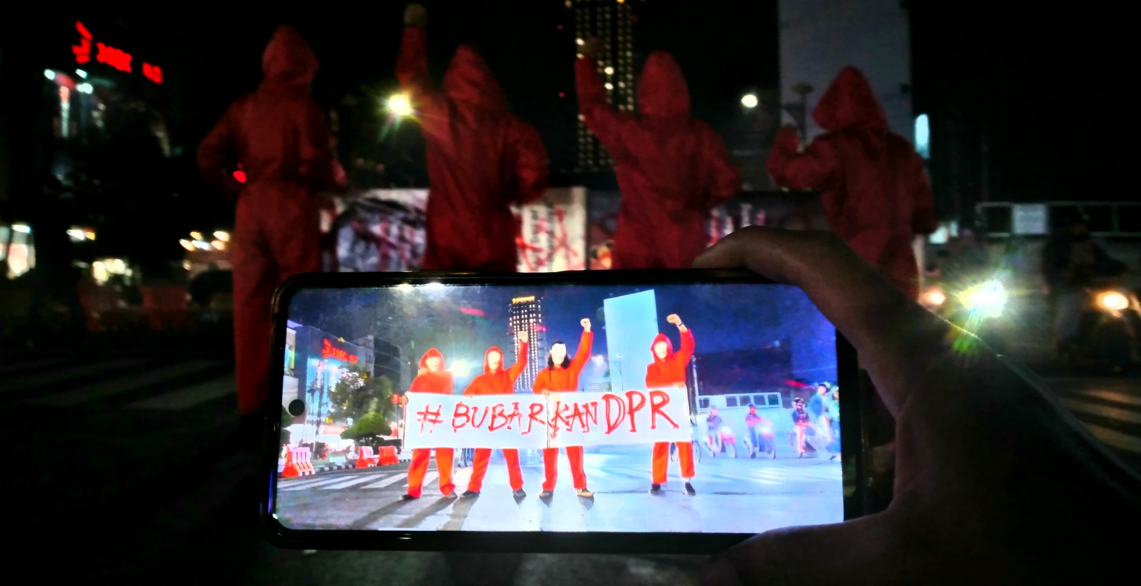 Aksi Diam Digelar di Tugu Adipura Bandar Lampung oleh Kelompok Studi Kader KLASIKA