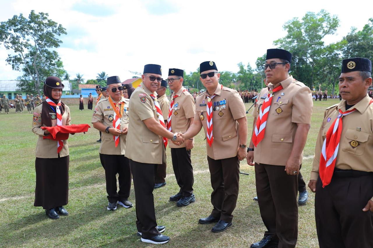 Pj Bupati Tulang Bawang Hadiri Upacara Hari Pramuka