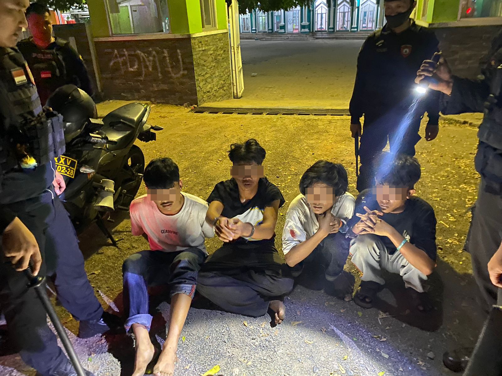 Bentrok Antar Geng di Panjang, Empat Remaja Diamankan