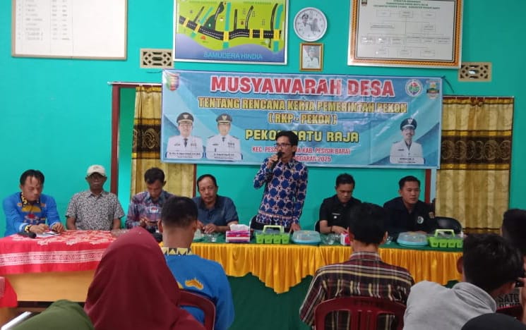 Pekon Batu Raja Pesisir Barat Matangkan Rencana Pembangunan Desa