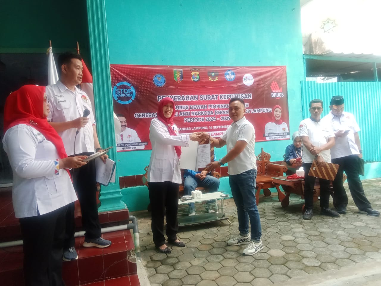 GPAN Lampung Lantik Pengurus Baru, Perkuat Perangi Narkoba