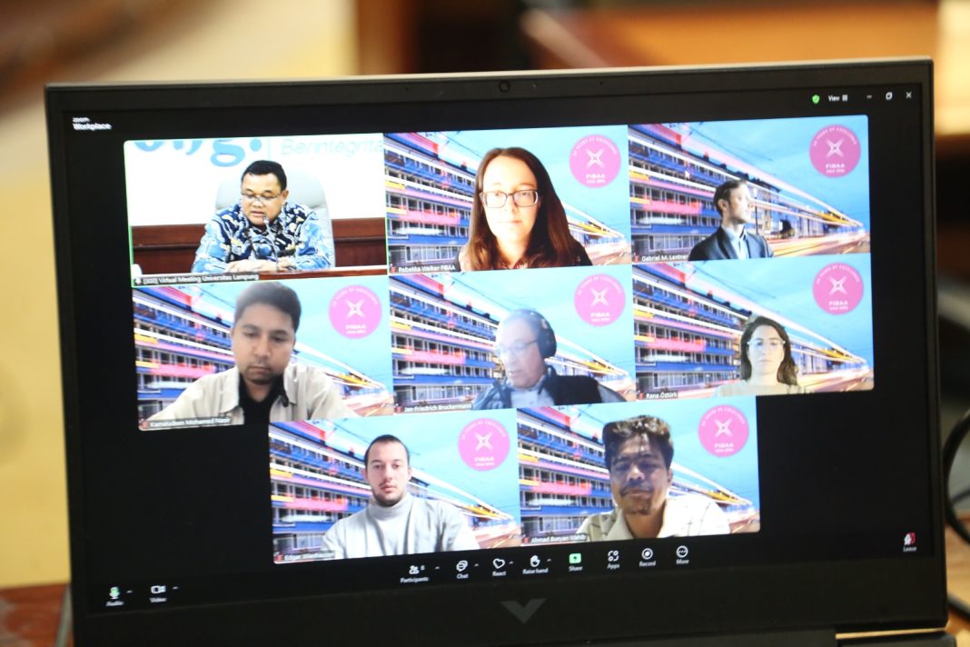 Unila Raih Ulasan Positif pada Akreditasi Internasional FIBAA untuk FH dan FISIP