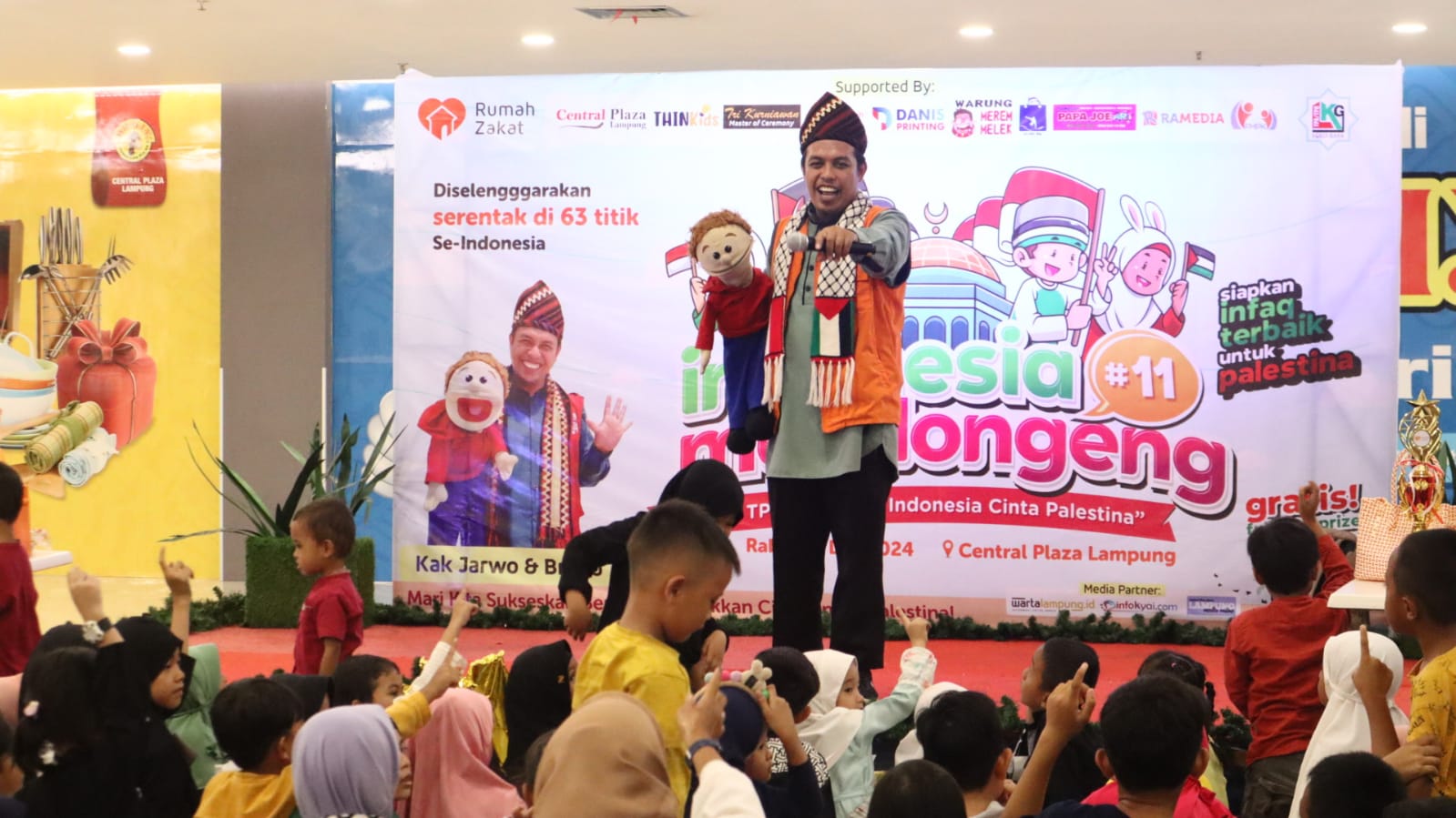 Sukses Gelar Indonesia Mendongeng Ke-11, Rumah Zakat Hibur dan Inspirasi Ratusan Anak di Lampung
