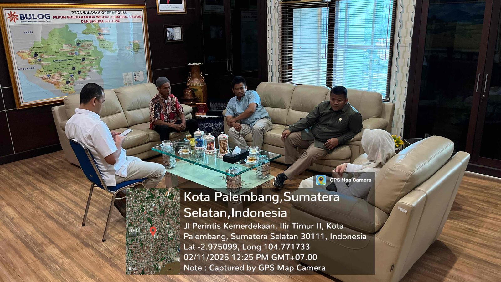 Koordinasi Anggota DPRD Provinsi Sumsel Bersama Perpadi Dan Bulog Sumsel