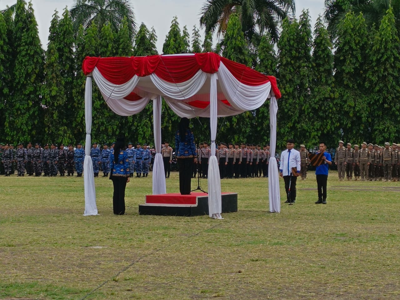 Ketua KNPI Lampung Iqbal Ardiansyah Hadiri Upacara Peringatan Hari Sumpah Pemuda ke-97