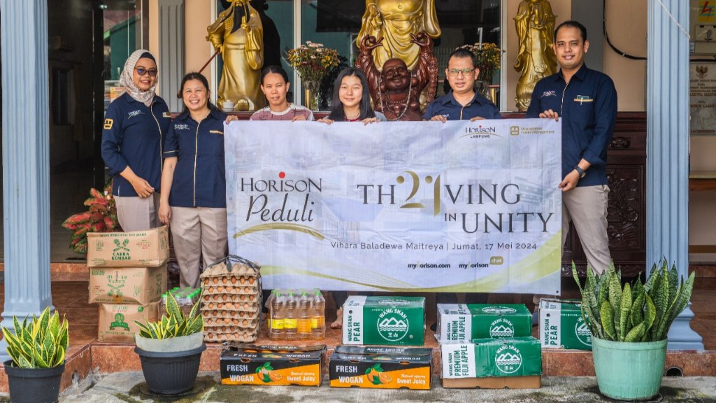 Hotel Horison Lampung Sambut Waisak dengan CSR