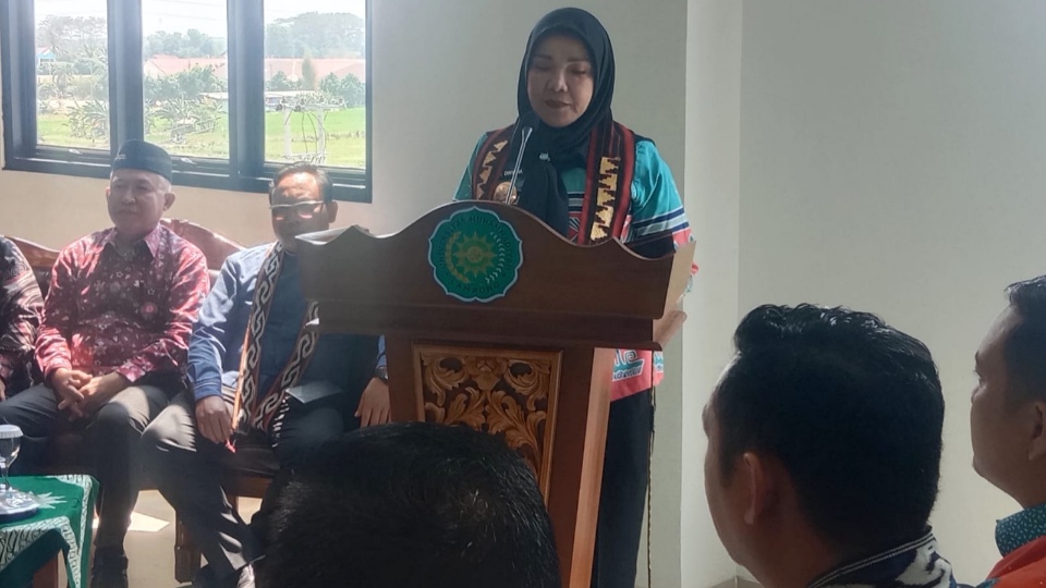 Eva Dwiana Resmikan Aula Baru di Universitas Muhammadiyah Lampung