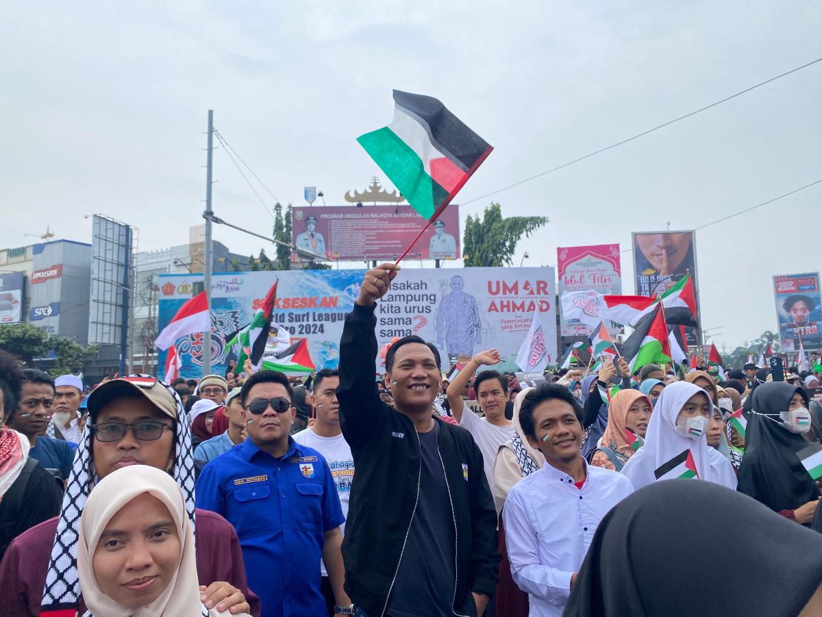 KNPI Lampung Serukan Keadilan untuk Negara Palestina
