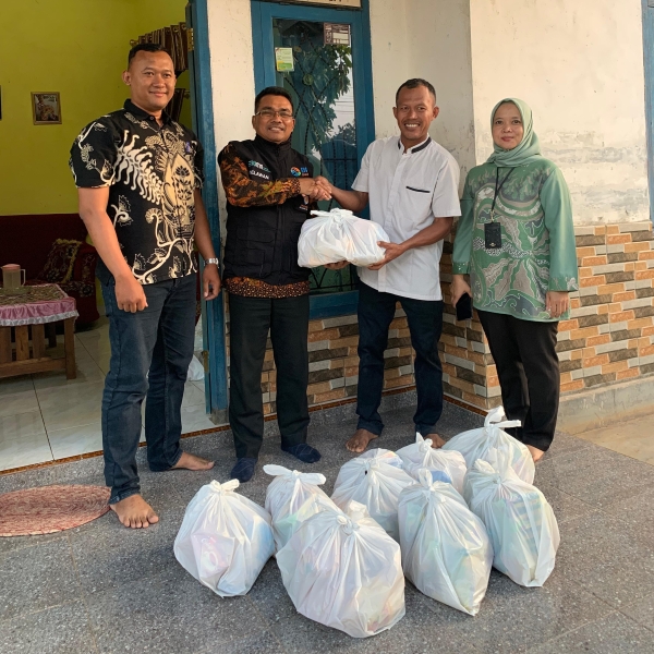 BRI Cabang Metro Salurkan Bantuan untuk Korban Angin Puting Beliung di Metro Utara