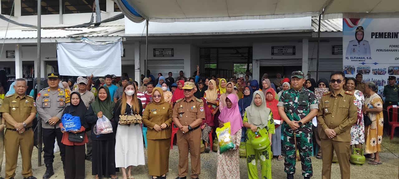 Pemkab Mesuji Gelar Pasar Murah, Harga Bahan Pokok Terjangkau