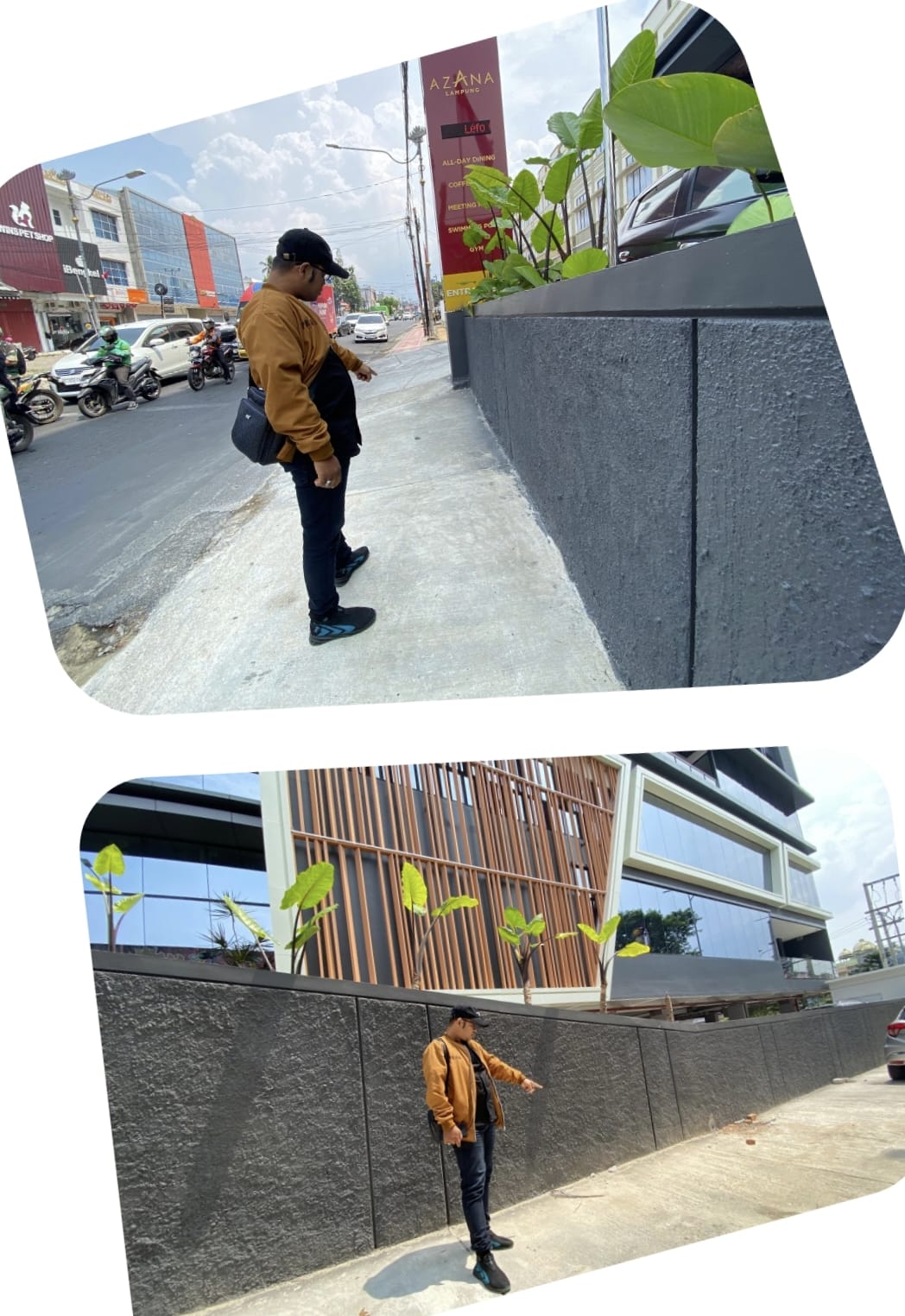 Langgar Aturan, Azana Boutique Hotel Diduga Alihfungsikan Trotoar Jadi Lahan Parkir