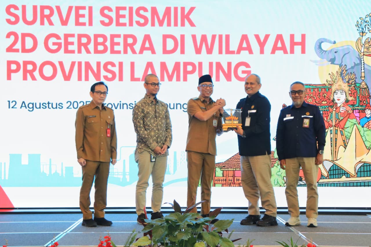Lampung Jadi Lumbung Energi Nasional, Pemprov Dukung Penuh Survei Seismik 2D