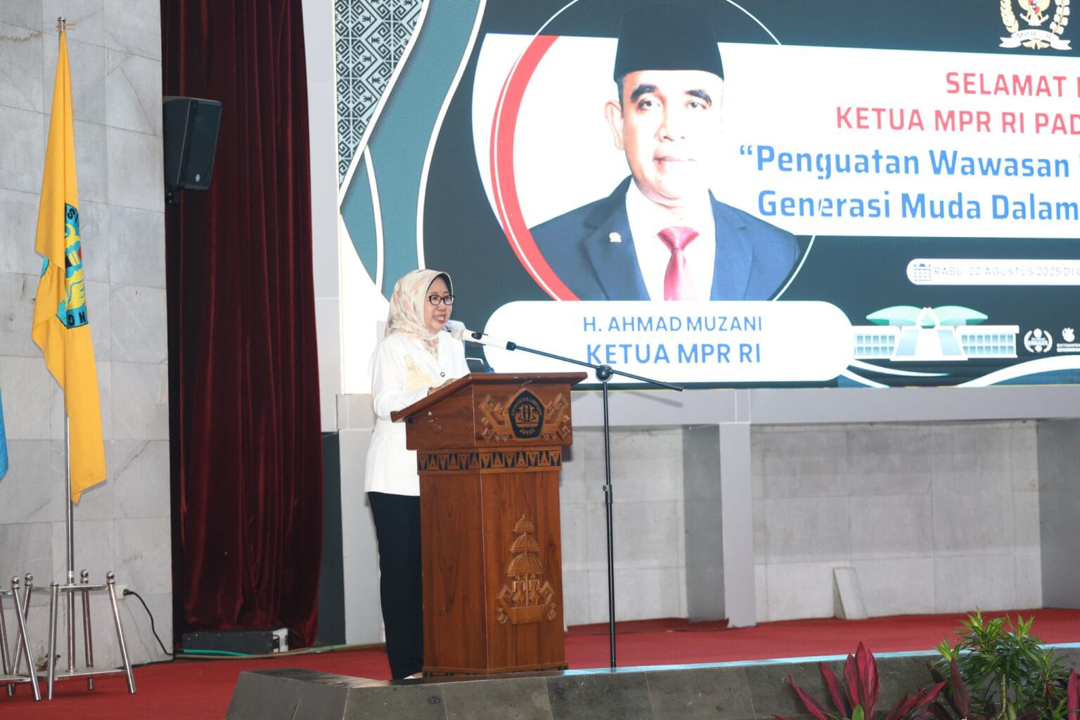 Unila Sukses Gelar Kuliah Umum Kebangsaan Bersama MPR RI
