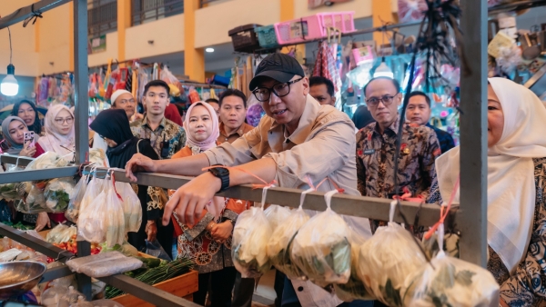 Sidak Pasar Natar, Gubernur Lampung Temukan Harga Minyak Goreng Jauh di Atas HET