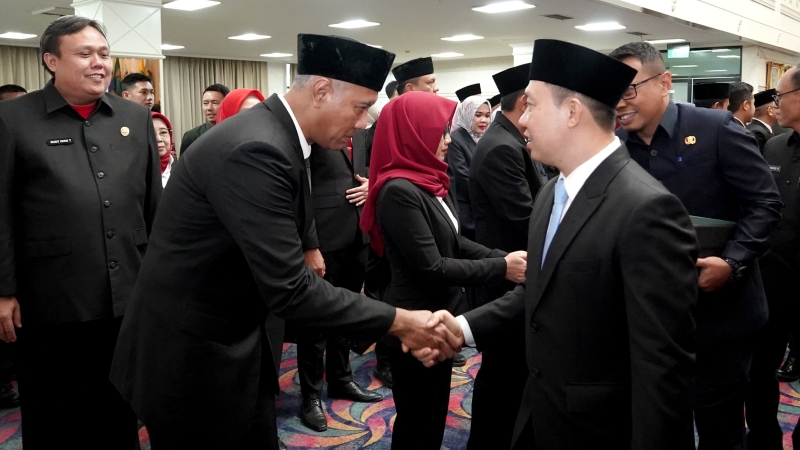 Dorong Profesionalisme ASN, Pemprov Lampung Lantik 96 Pejabat Baru